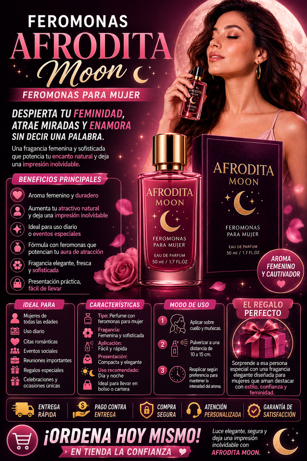 FEROMONAS AFRODITA MOON (Feromonas para mujer)