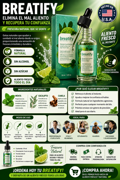 BREATIFY - PARA MAL ALIENTO - U.S.A