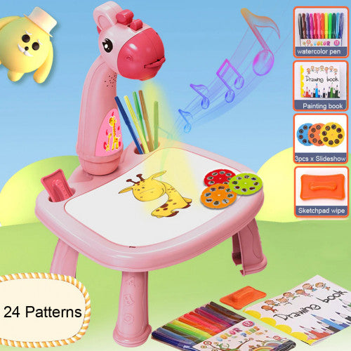 mesa dibujo color para niñas